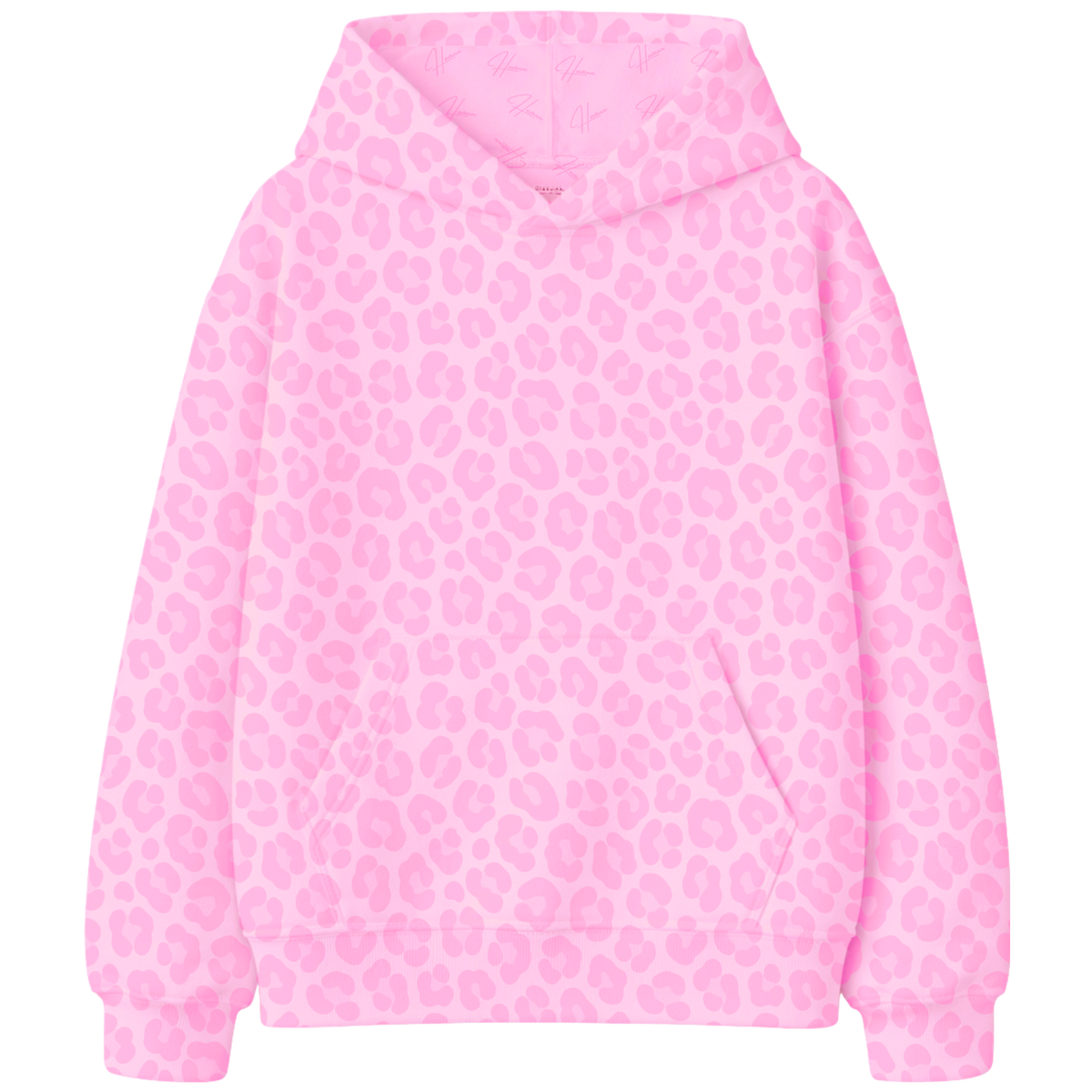 Bubblegum Pink Leopard Hoodie