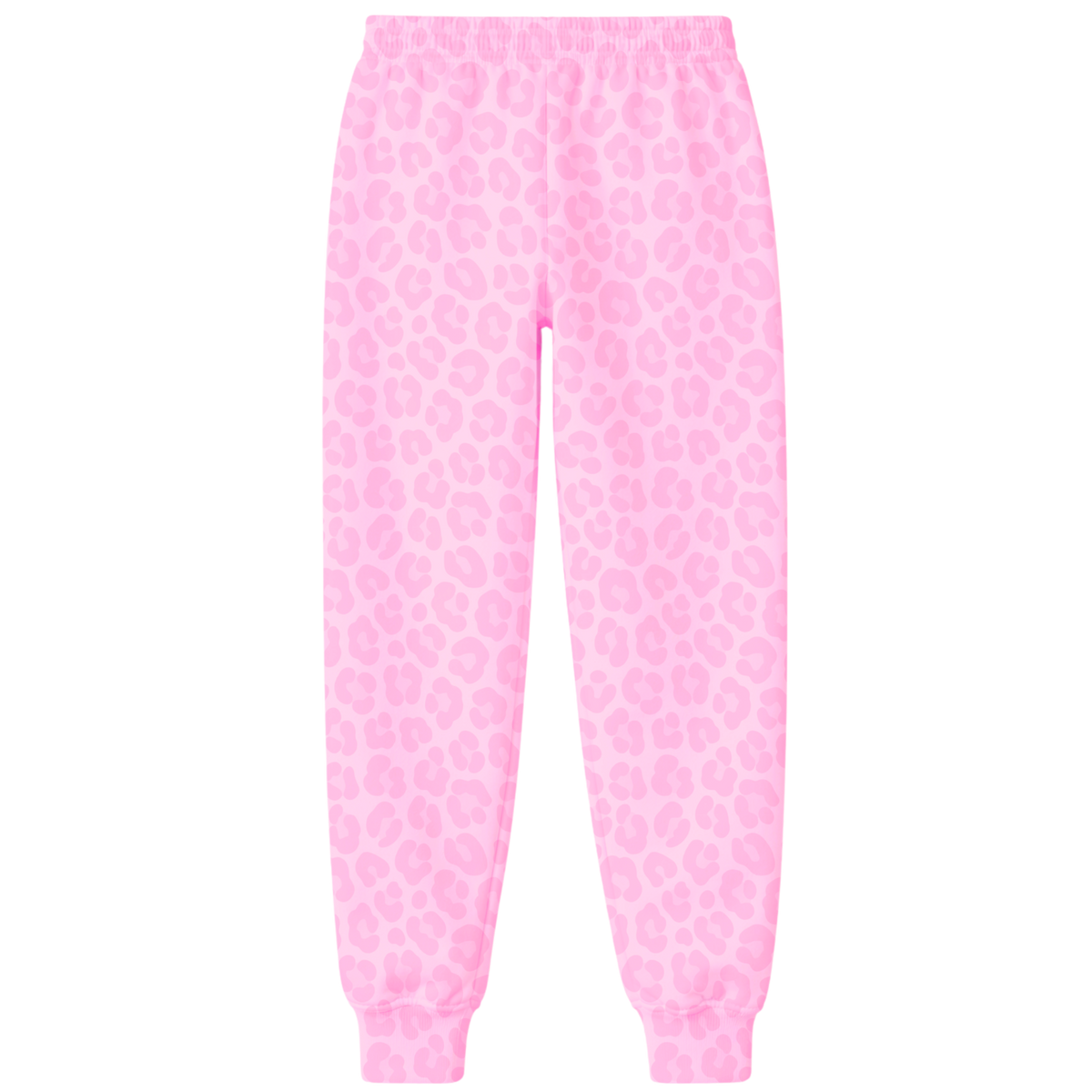 Bubblegum Pink Leopard Sweatpants