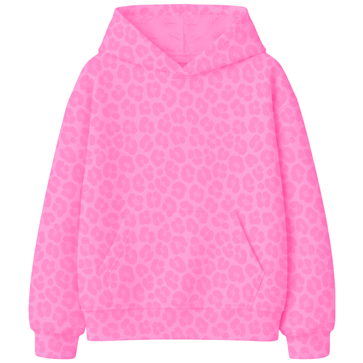 Hot Pink Leopard Hoodie