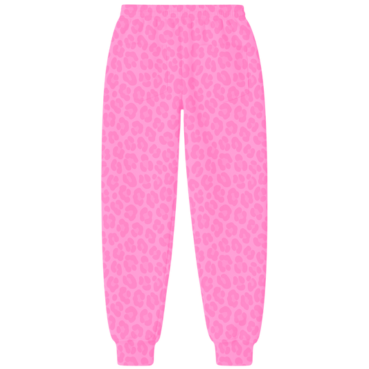 Hot Pink Leopard Sweatpants
