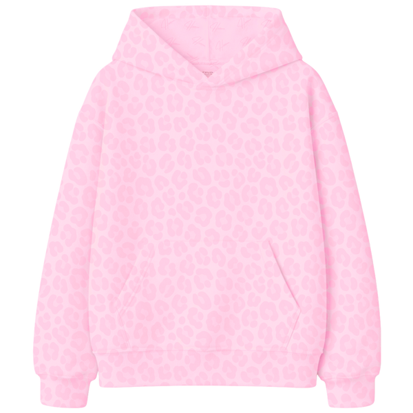 Light Pink Leopard Hoodie