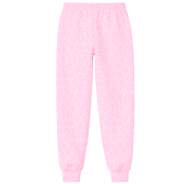 Light Pink Leopard Sweatpants